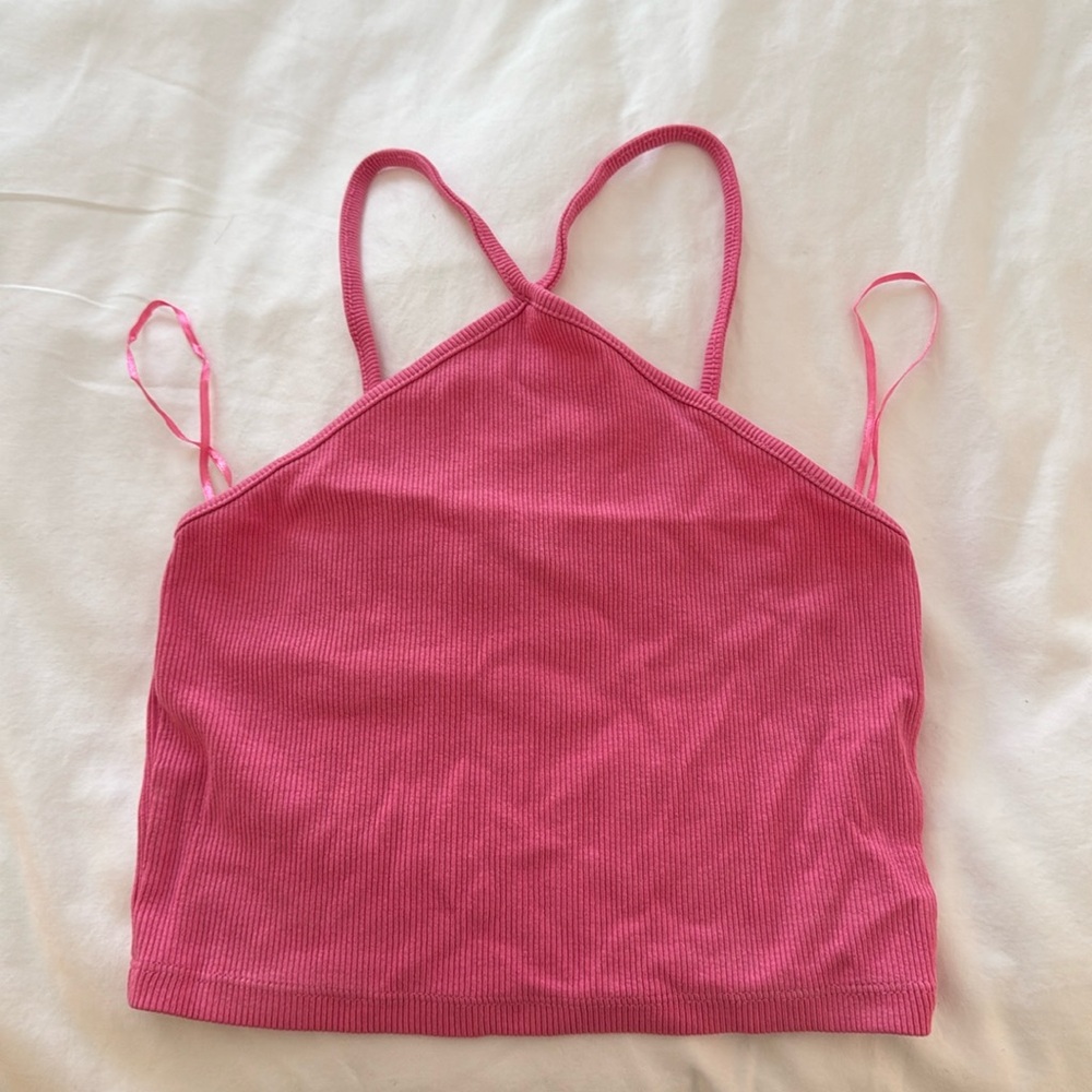 Zara Pink Crop Top